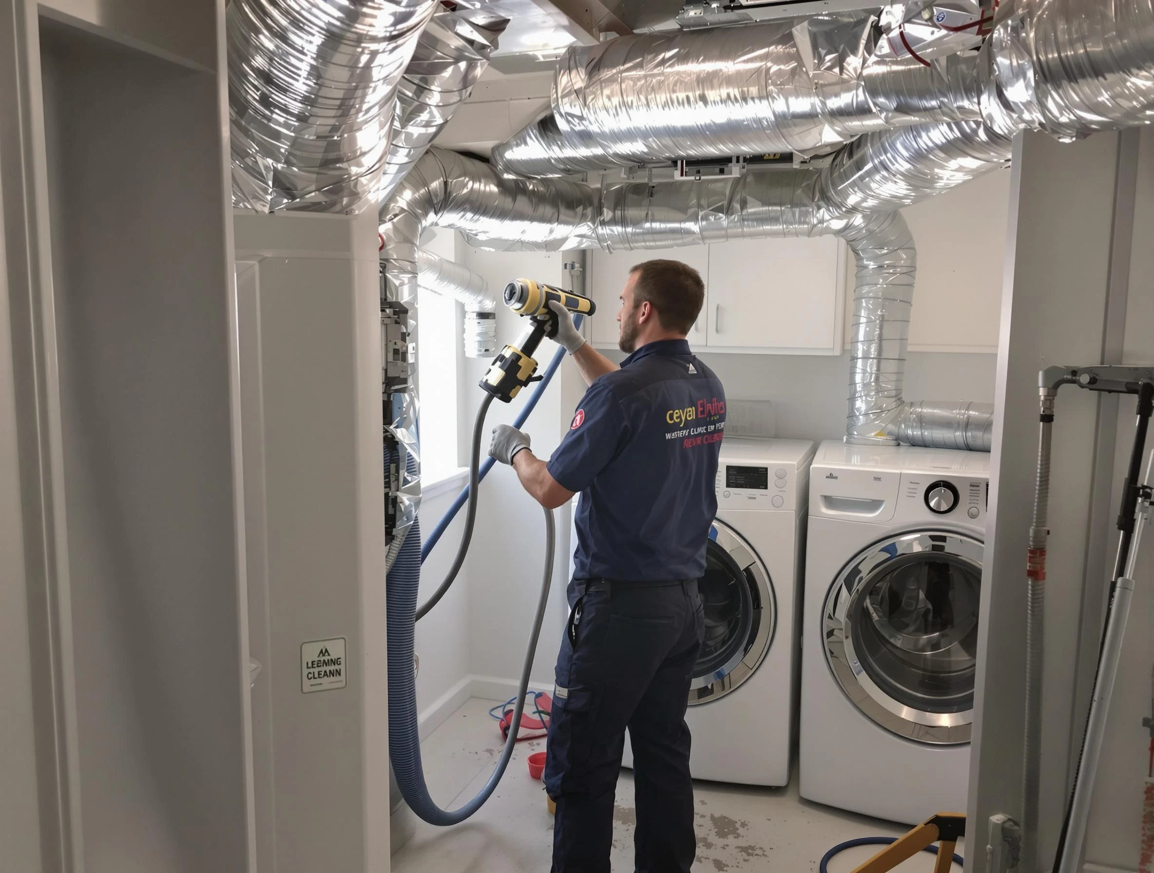 Longmont Dryer Vent Cleaning specialist using advanced equipment for thorough duct cleaning in Longmont